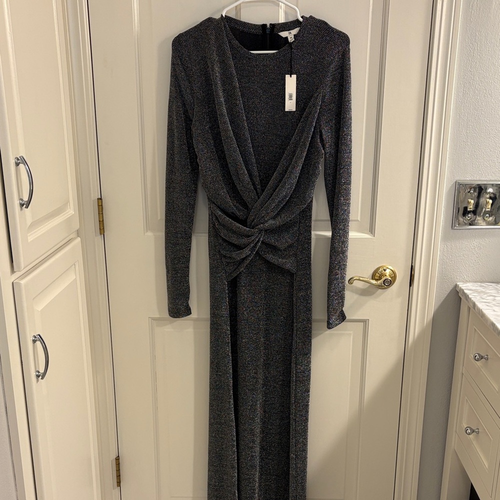 Elegant Black Long Sleeve Dress